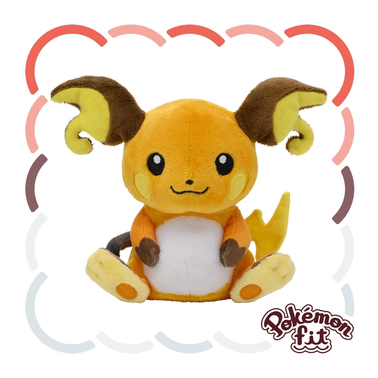 Raichu - Peluche Douce - Pokémon Officiel — peluche officielle | Minitaku