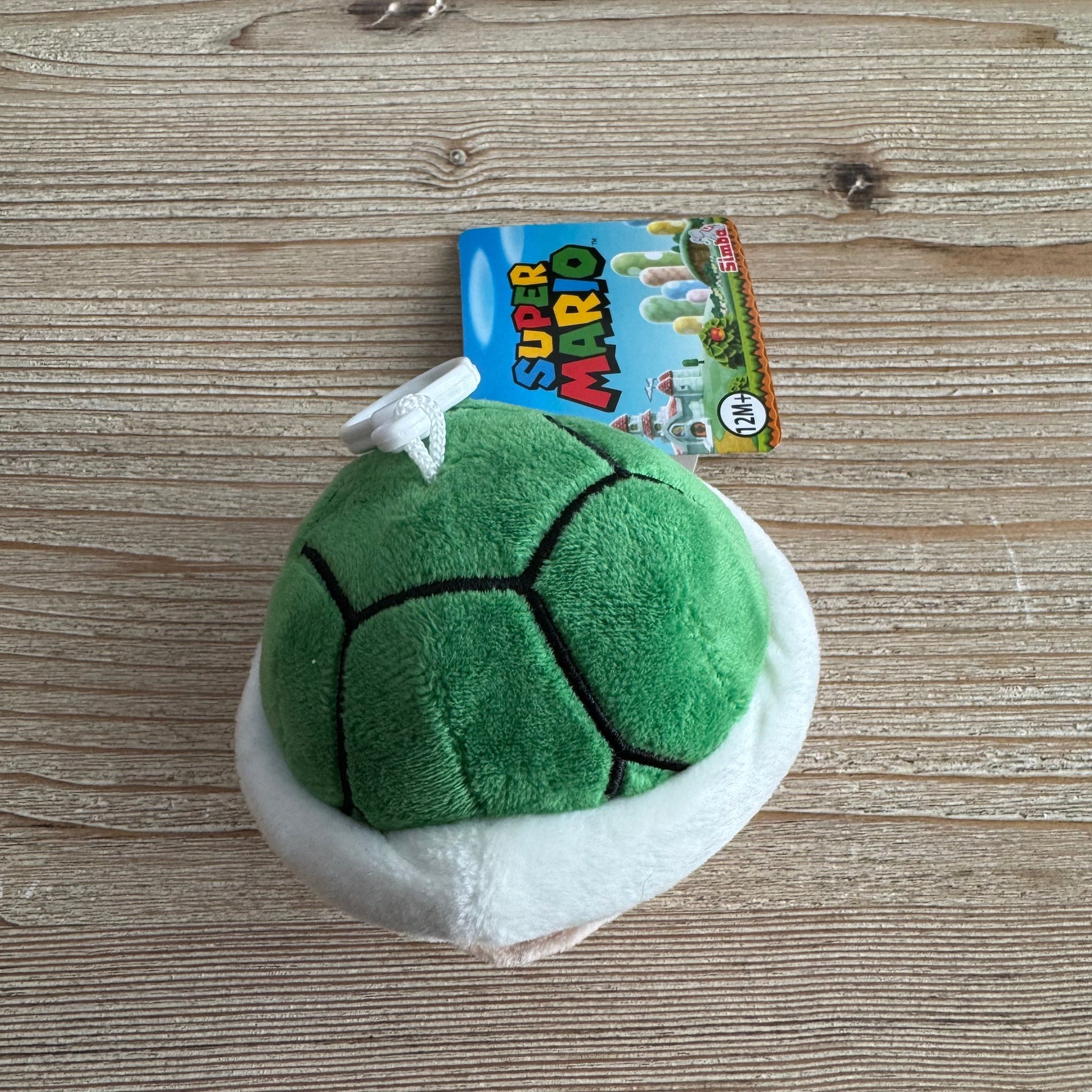Adoptez la Carapace Verte de Mario en Porte-clés Peluche