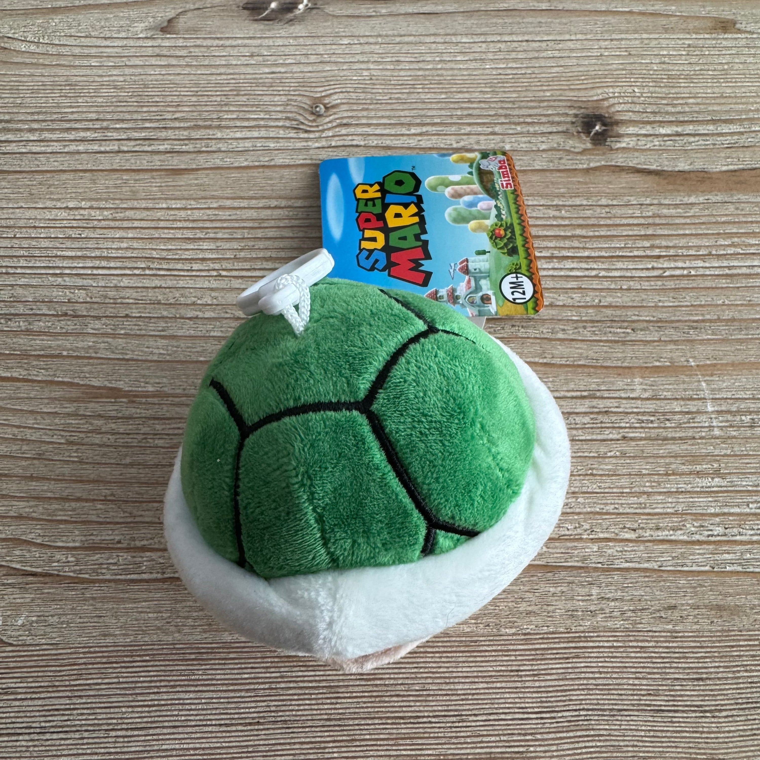 Adoptez la Carapace Verte de Mario en Porte-clés Peluche