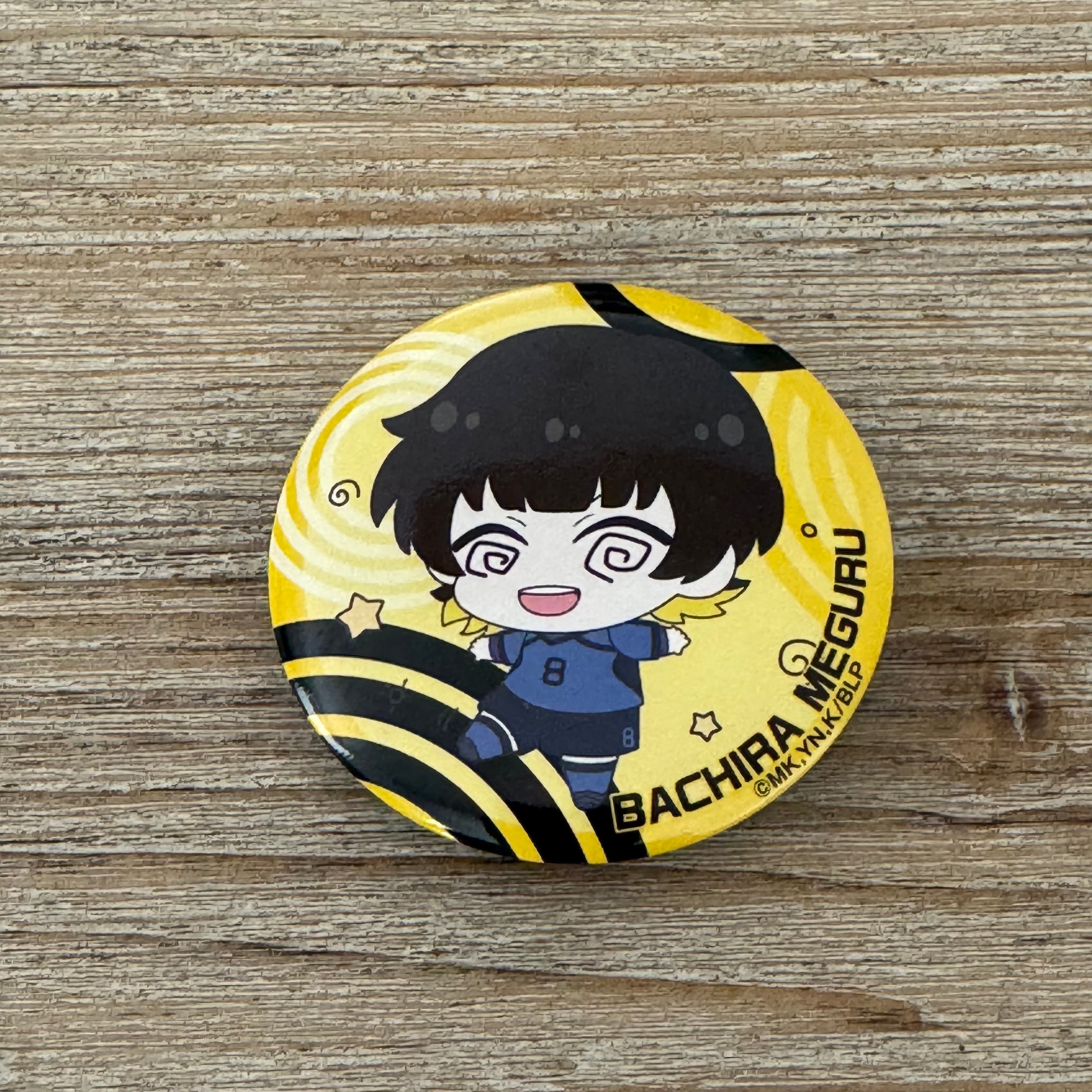 Badge métal Bachira – Fan de Blue Lock