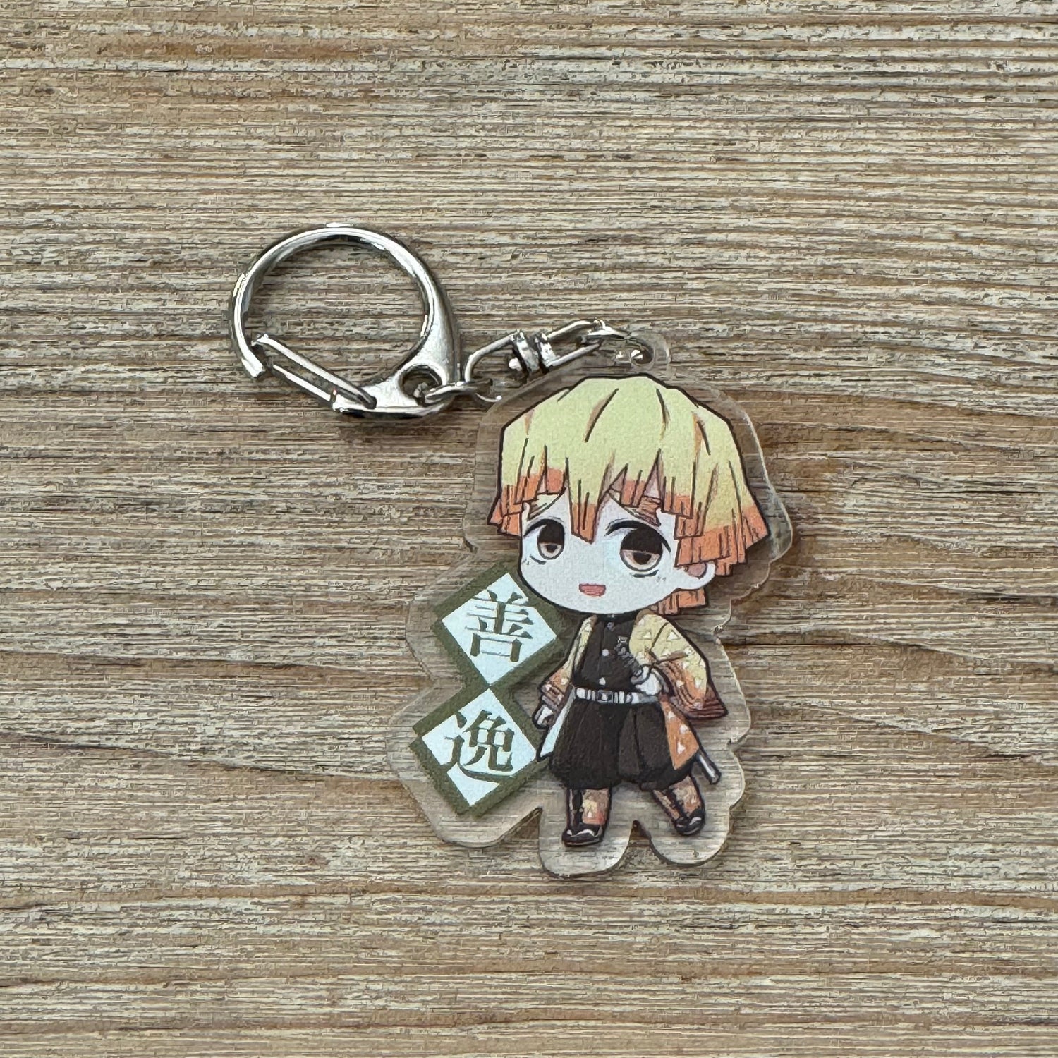 Zenitsu Porte-clés Acrylique Demon Slayer – Goodies officiel anime | Minitaku