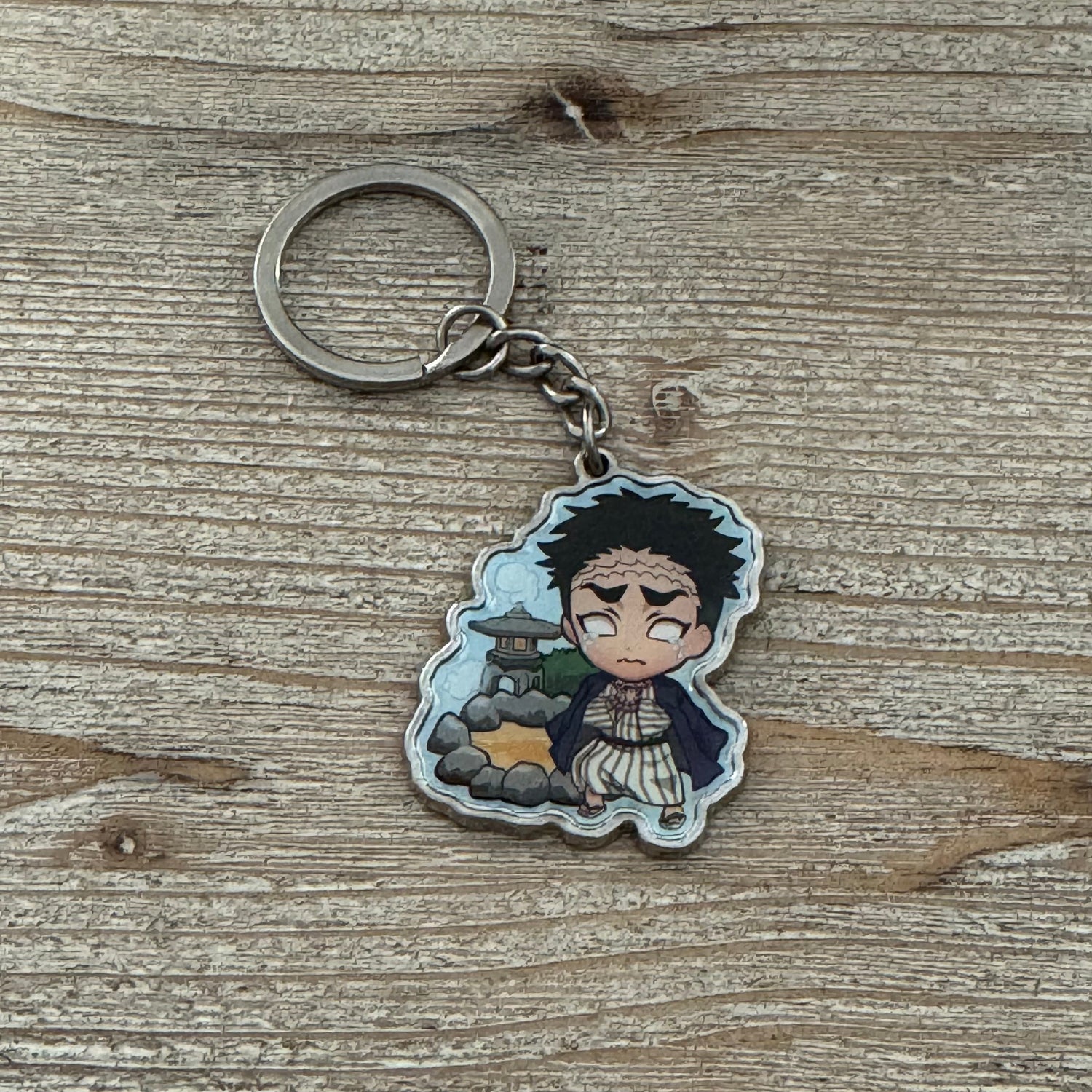 Gyomei Himejima en porte-clés métal Demon Slayer