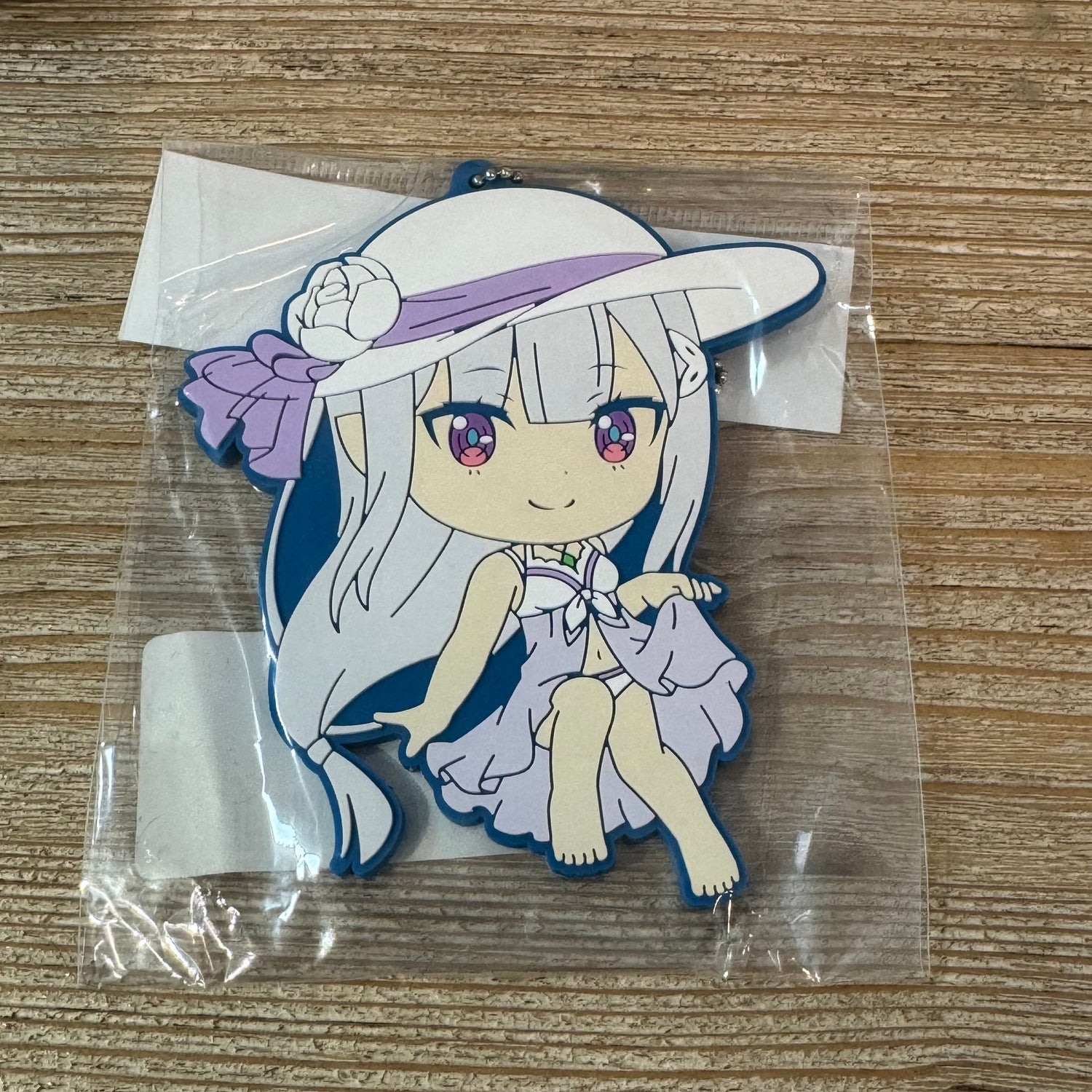 Emilia de Re:Zero – Porte-clés adorable pour fans d’Isekai