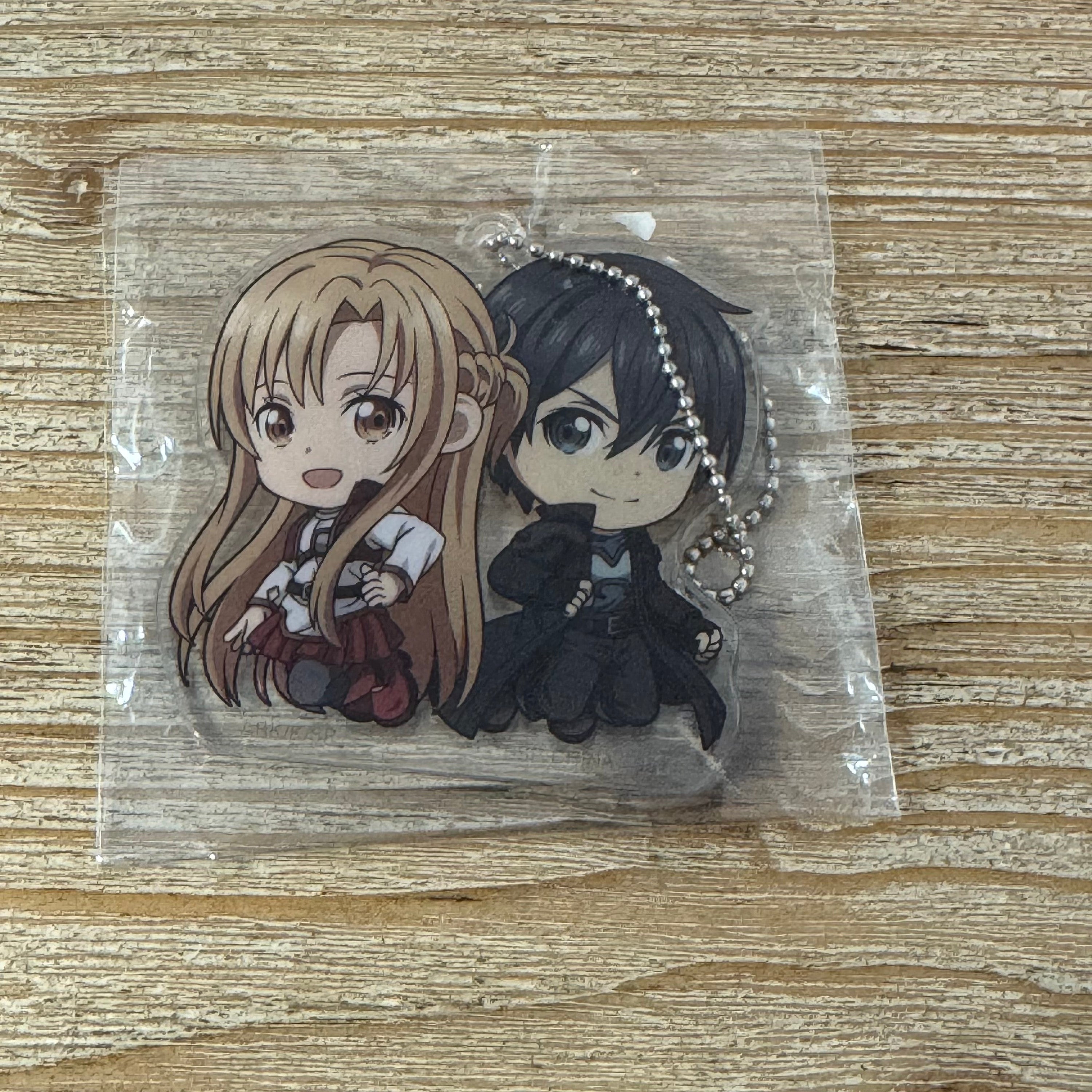 Asuna et Kirito réunis – Porte-clés SAO en PVC