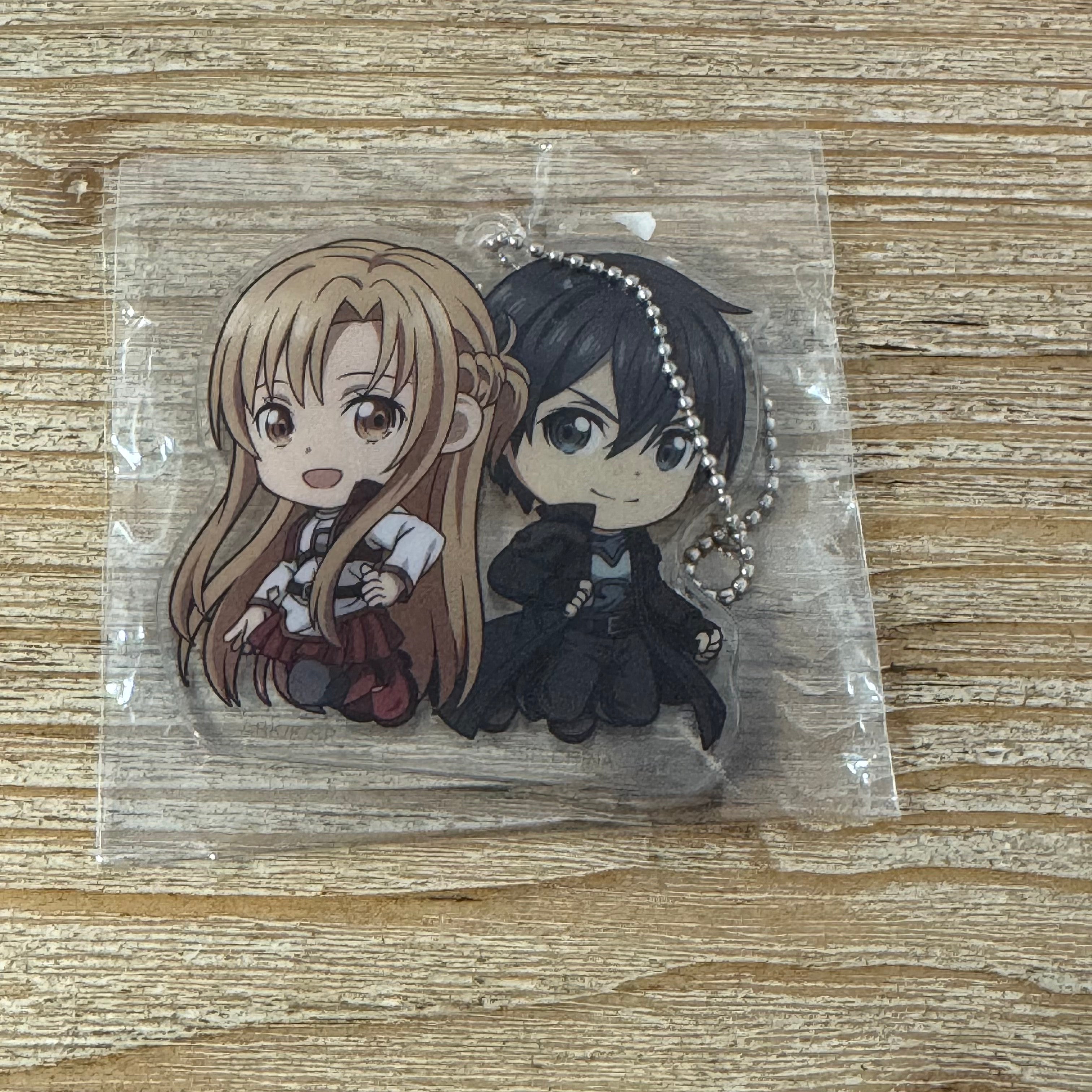 Asuna et Kirito réunis – Porte-clés SAO en PVC