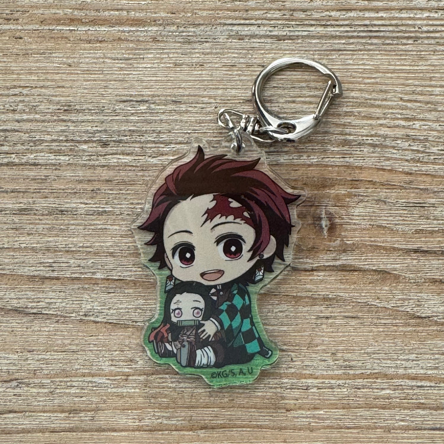 Tanjiro en porte-clés chibi – Demon Slayer officiel