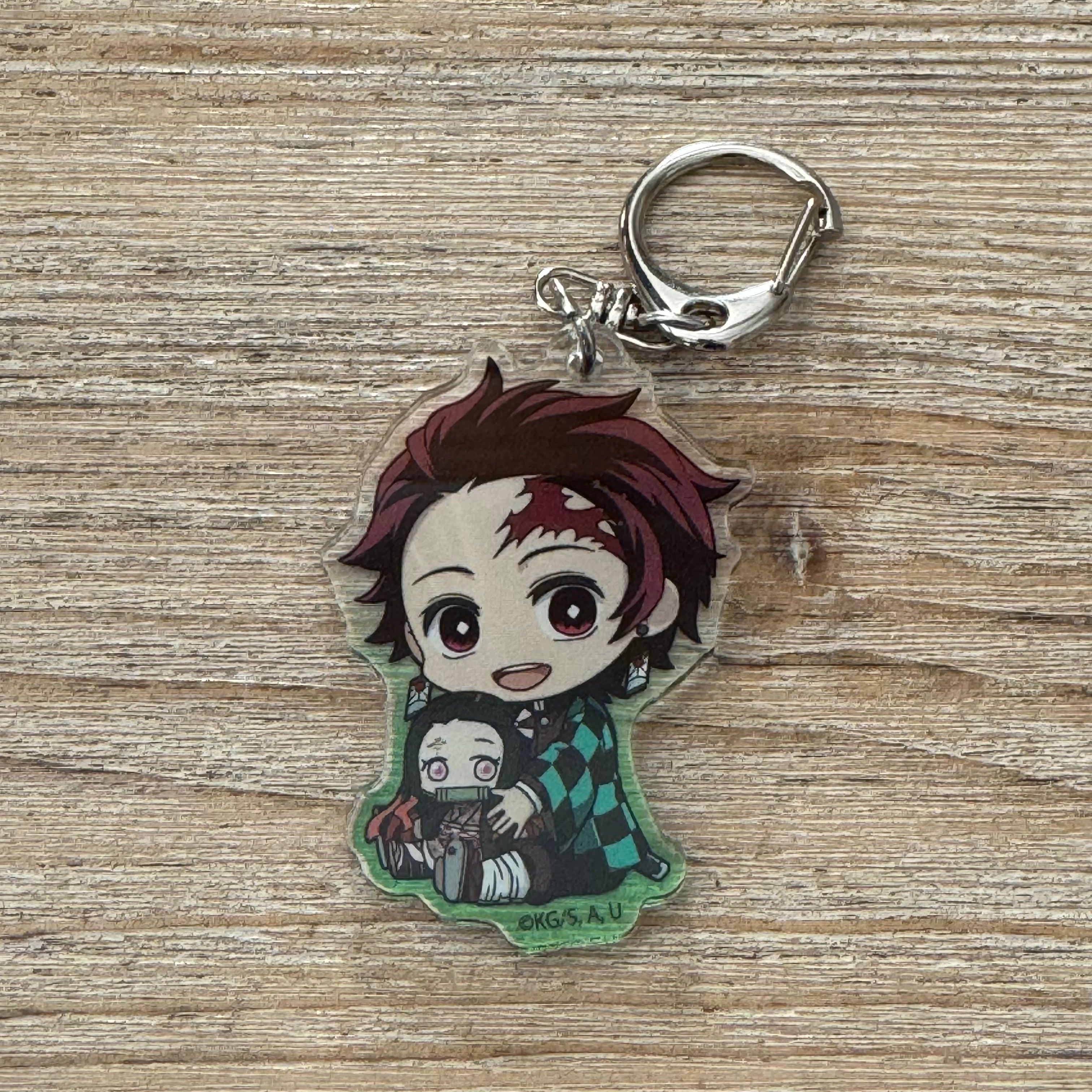 Tanjiro en porte-clés chibi – Demon Slayer officiel