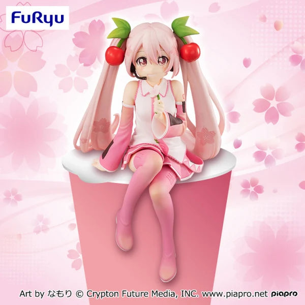 Figurine Hatsune Miku - Vocaloid - Sakura Miku 2022 (Noodle Stopper) - PVC