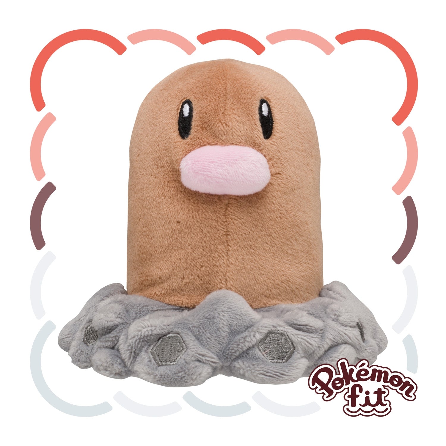 Taupiqueur Peluche Douce Pokémon – Goodies officiel anime | Minitaku