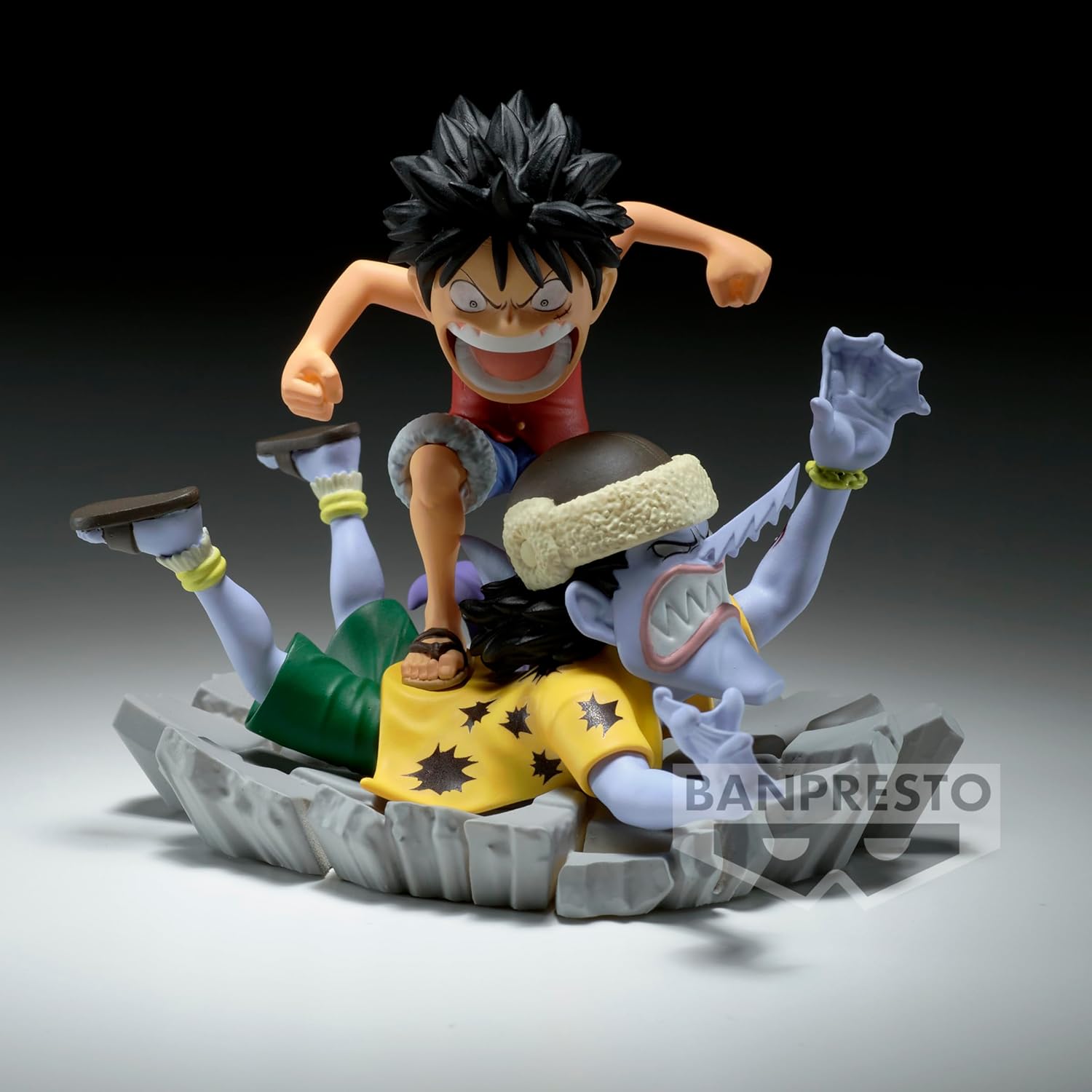 Luffy VS Arlong - Figurine PVC - One Piece - WCF Log Stories