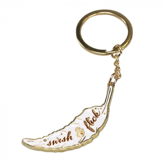 Hermione “Swish & Flick” - Porte-clés zinc/émail - Harry Potter Officiel — porte-clés officiel | Minitaku