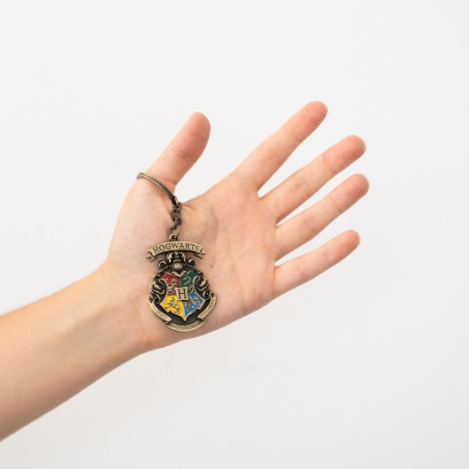 Blason Poudlard – Porte-clés métal – Harry Potter Officiel Harry Potter