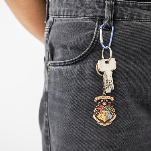 Blason Poudlard – Porte-clés métal – Harry Potter Officiel Harry Potter