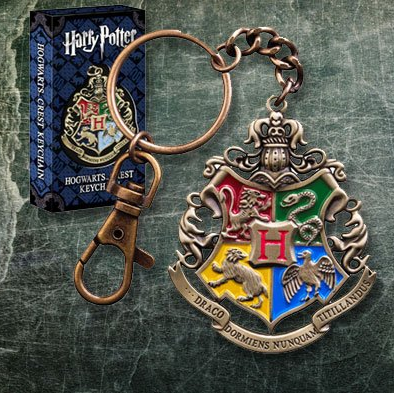 Blason de Poudlard – Porte-clés métal – Harry Potter Officiel Harry Potter