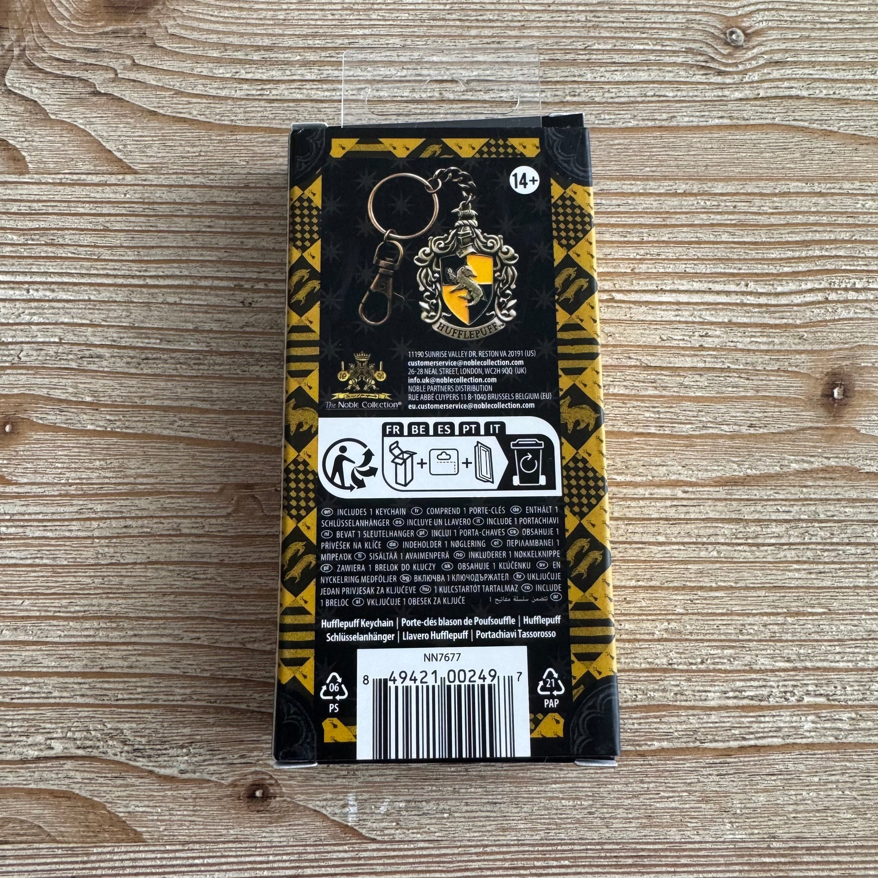 Blason Poufsouffle - Porte-clés métal - Harry Potter Officiel — porte-clés officiel | Minitaku