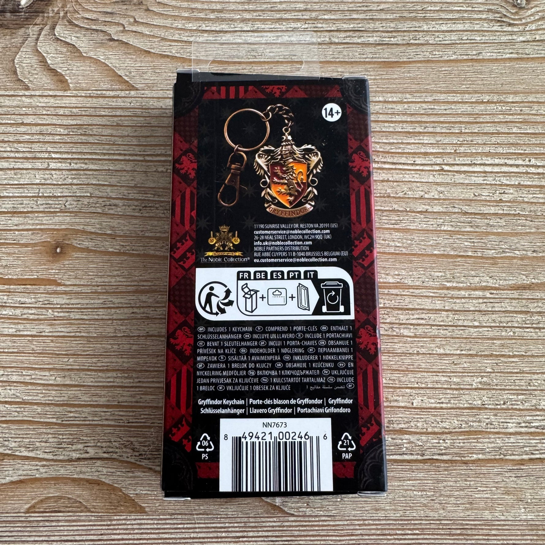 Blason Gryffondor - Porte-clés métal - Harry Potter Officiel — porte-clés officiel | Minitaku