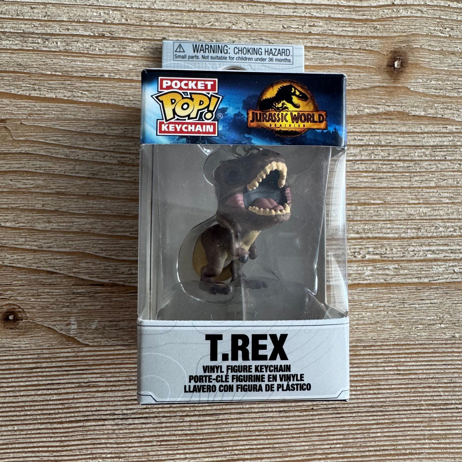 T-Rex - Porte-clés Pocket Pop - Jurassic World Officiel — porte-clés officiel | Minitaku
