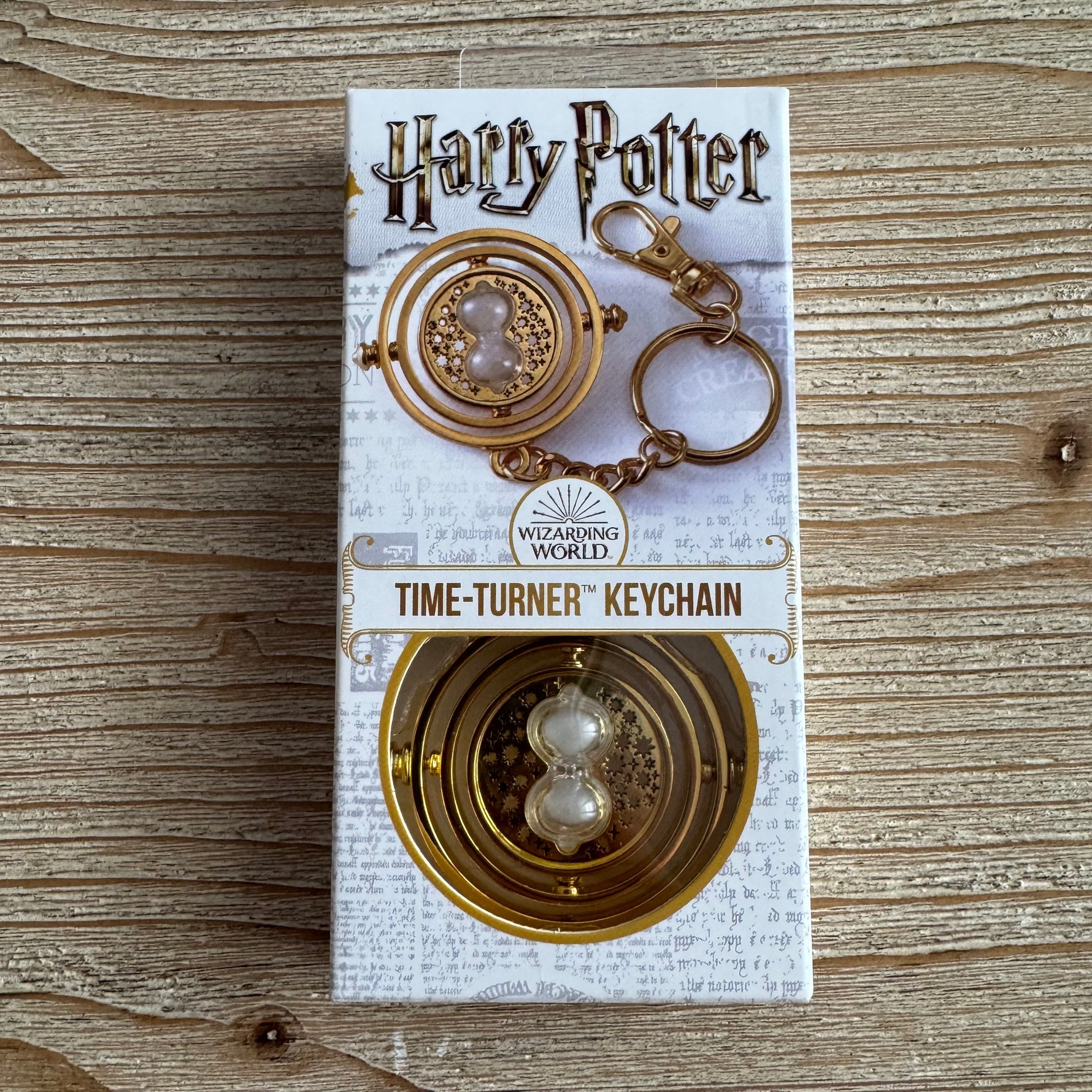 Retourneur de Temps Doré - Porte-clés métal - Harry Potter Officiel — porte-clés officiel | Minitaku