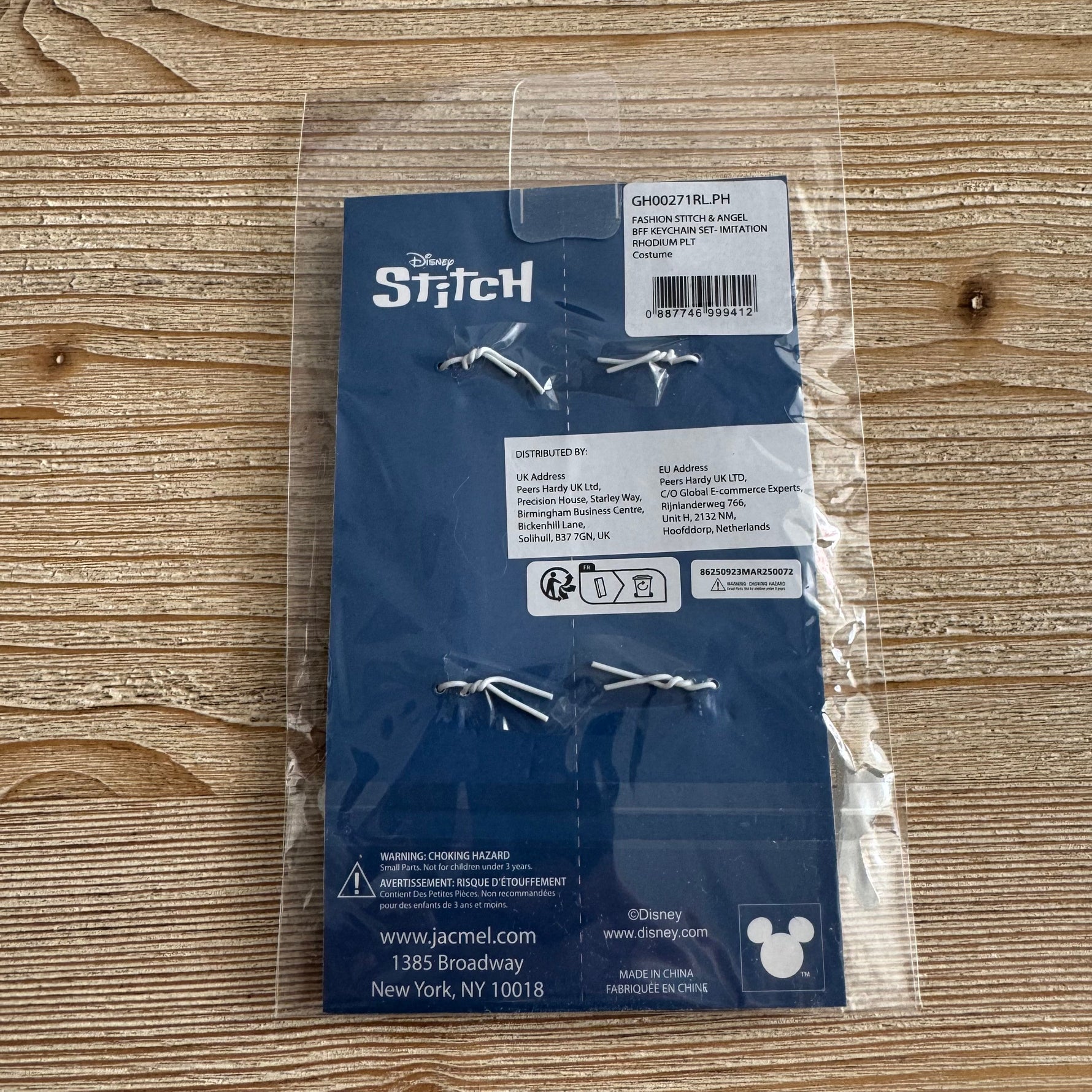 Stitch & Angel - 2 Porte-clés métal - Disney Officiel — porte-clés officiel | Minitaku