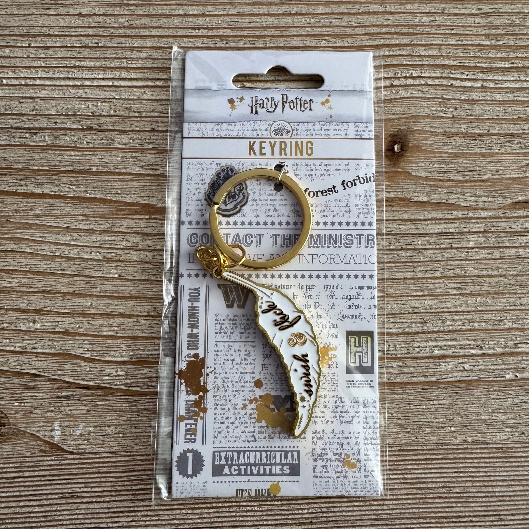 Hermione “Swish & Flick” - Porte-clés zinc/émail - Harry Potter Officiel — porte-clés officiel | Minitaku