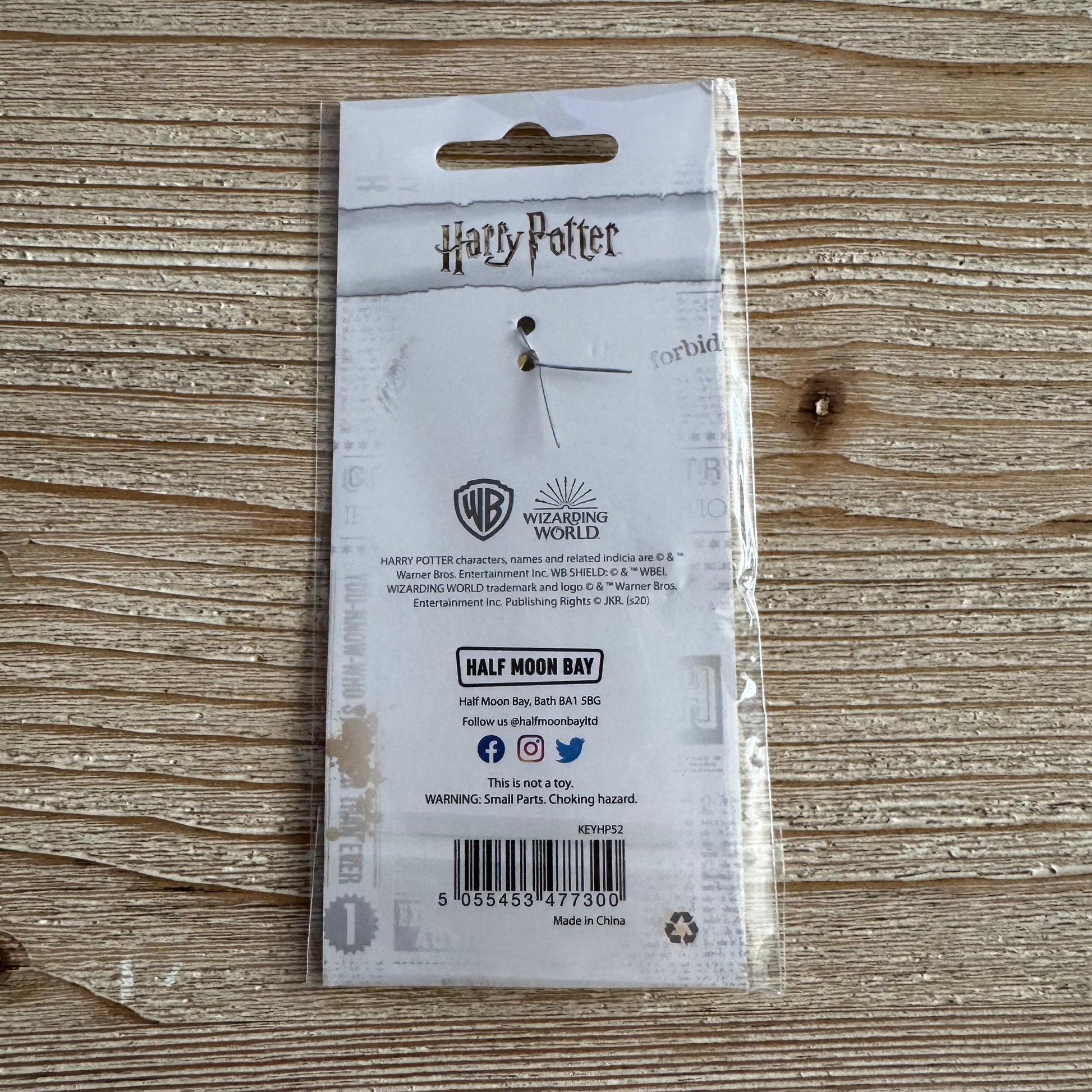 Hermione “Swish & Flick” – Porte-clés zinc/émail – Harry Potter Officiel Harry Potter