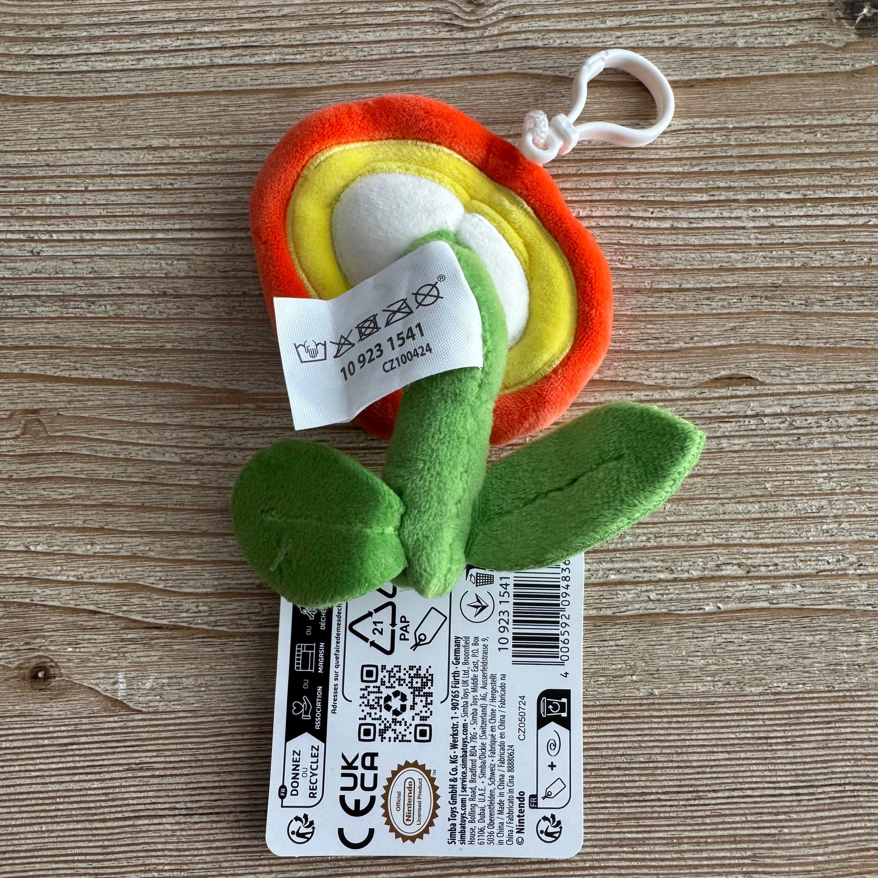 Fleur de Feu - Porte-clés Peluche - Nintendo Officiel — peluche officielle | Minitaku