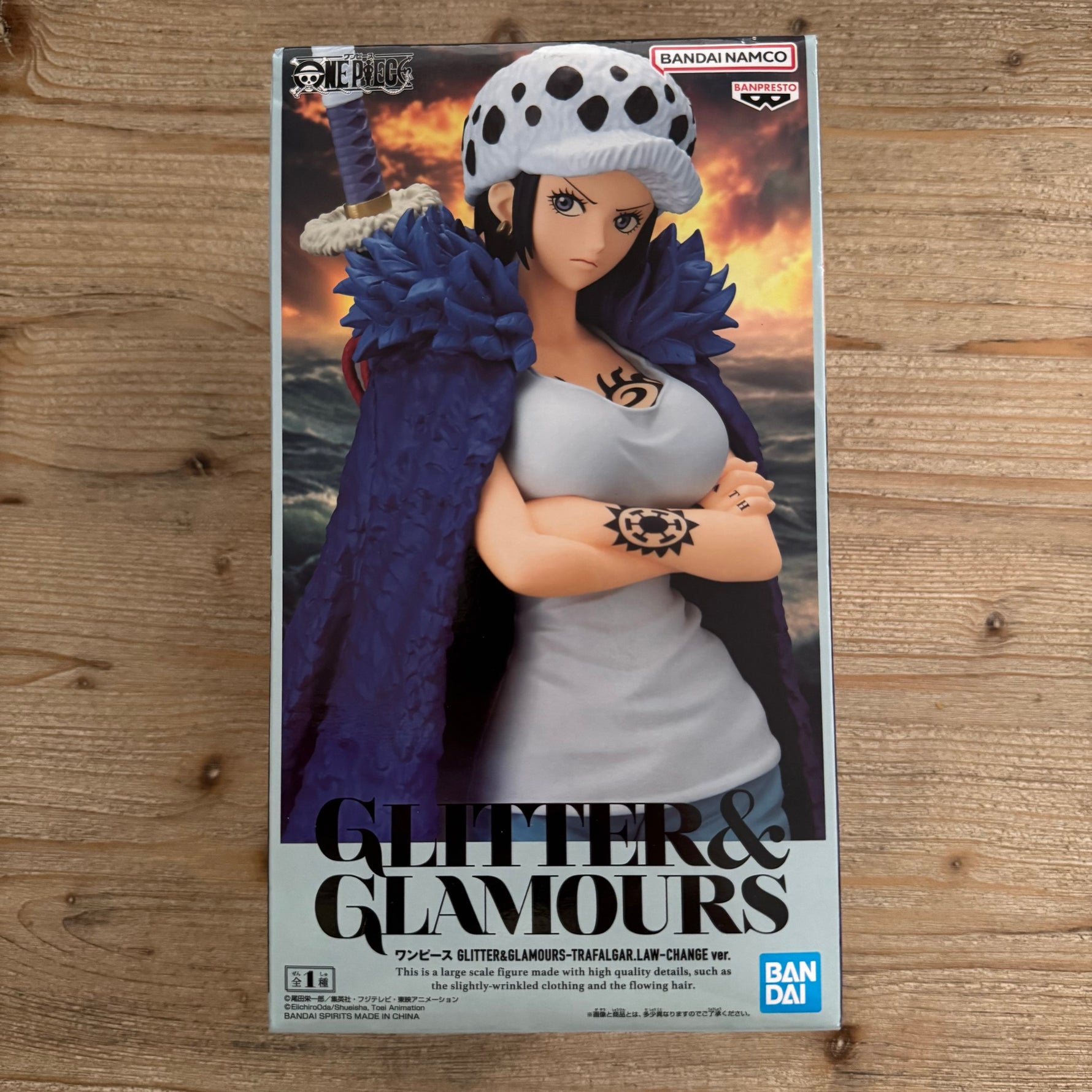 Figurine One Piece – Glitter & Glamours – Trafalgar Law Change ver. – avant