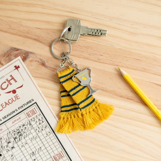 Écharpe Poufsouffle - Porte-clés - Harry Potter Officiel — porte-clés officiel | Minitaku