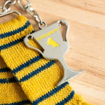 Écharpe Poufsouffle - Porte-clés - Harry Potter Officiel — porte-clés officiel | Minitaku