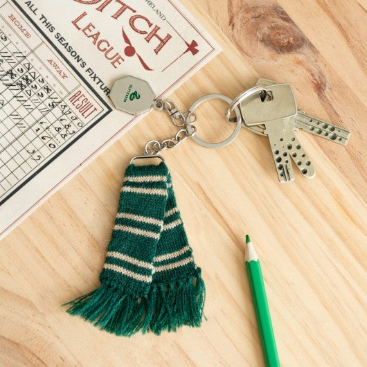 Écharpe Serpentard - Porte-clés - Harry Potter Officiel — porte-clés officiel | Minitaku