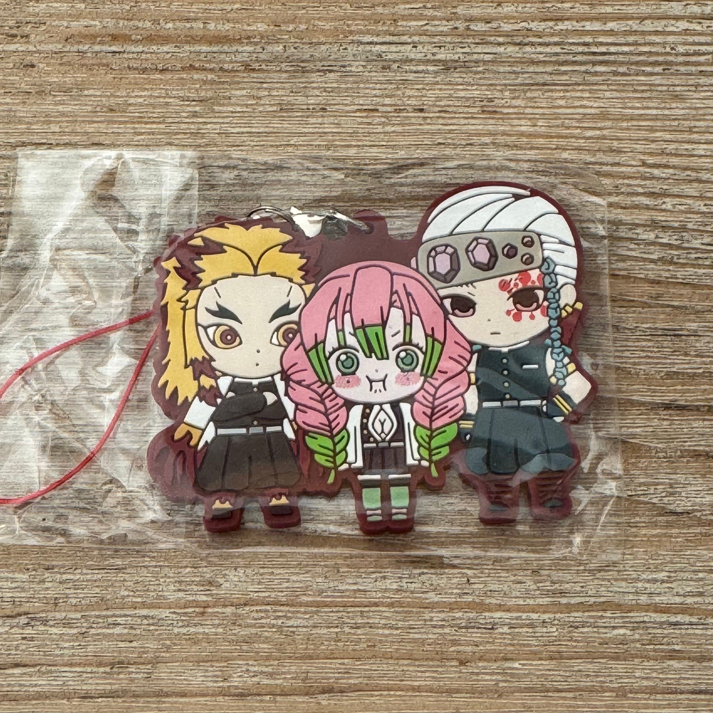 Rengoku, Mitsuri & Tengen - Porte-clés PVC - Demon Slayer Officiel — porte-clés officiel | Minitaku