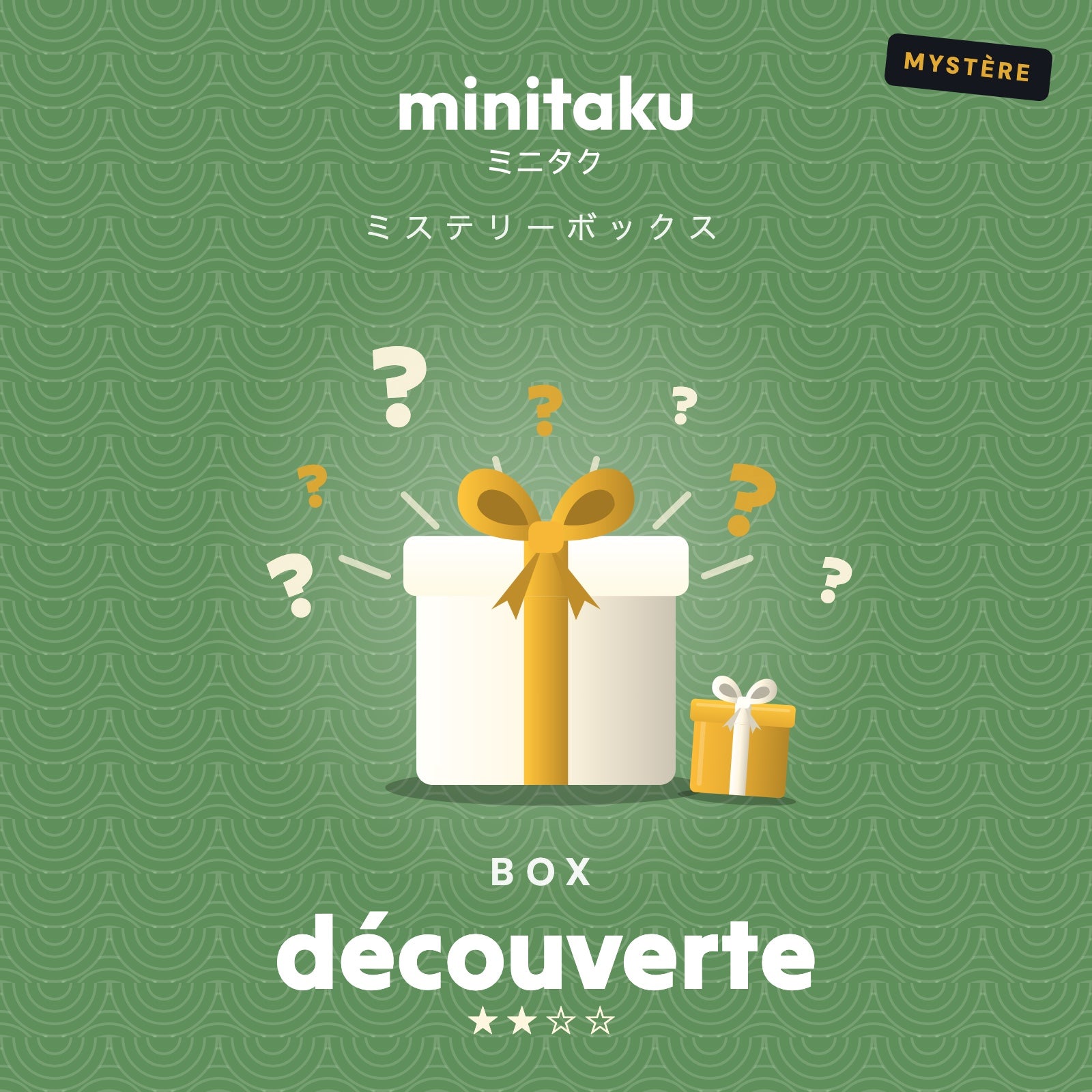 Box mystère découverte Minitaku