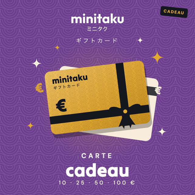 Carte cadeau Minitaku – Goodies et produits otaku en ligne