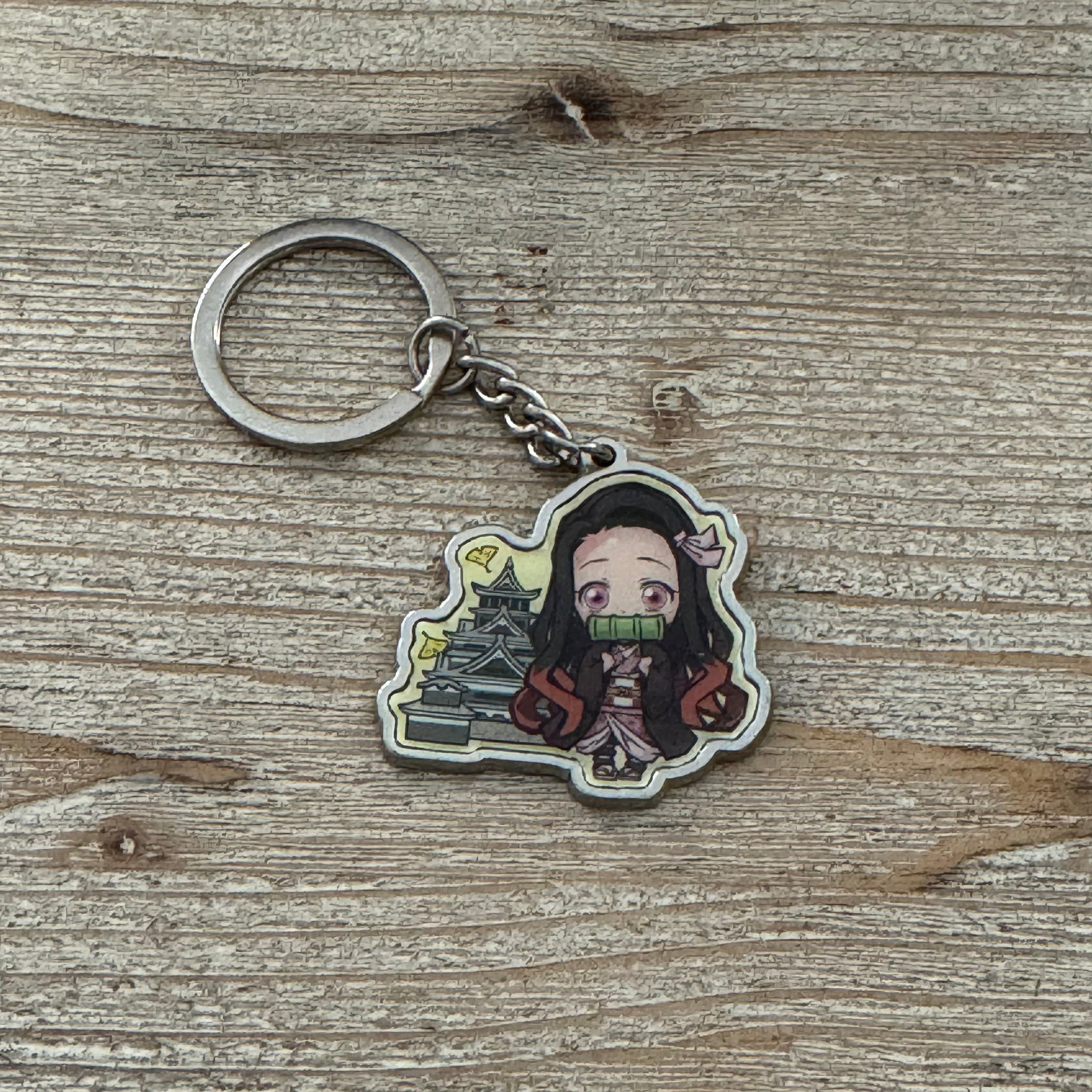 Nezuko - Porte-clés Métal - Demon Slayer Officiel Demon Slayer