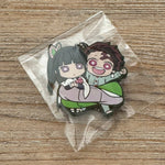 Tanjiro & Kanao - Porte-clés PVC - Demon Slayer Officiel — porte-clés officiel | Minitaku