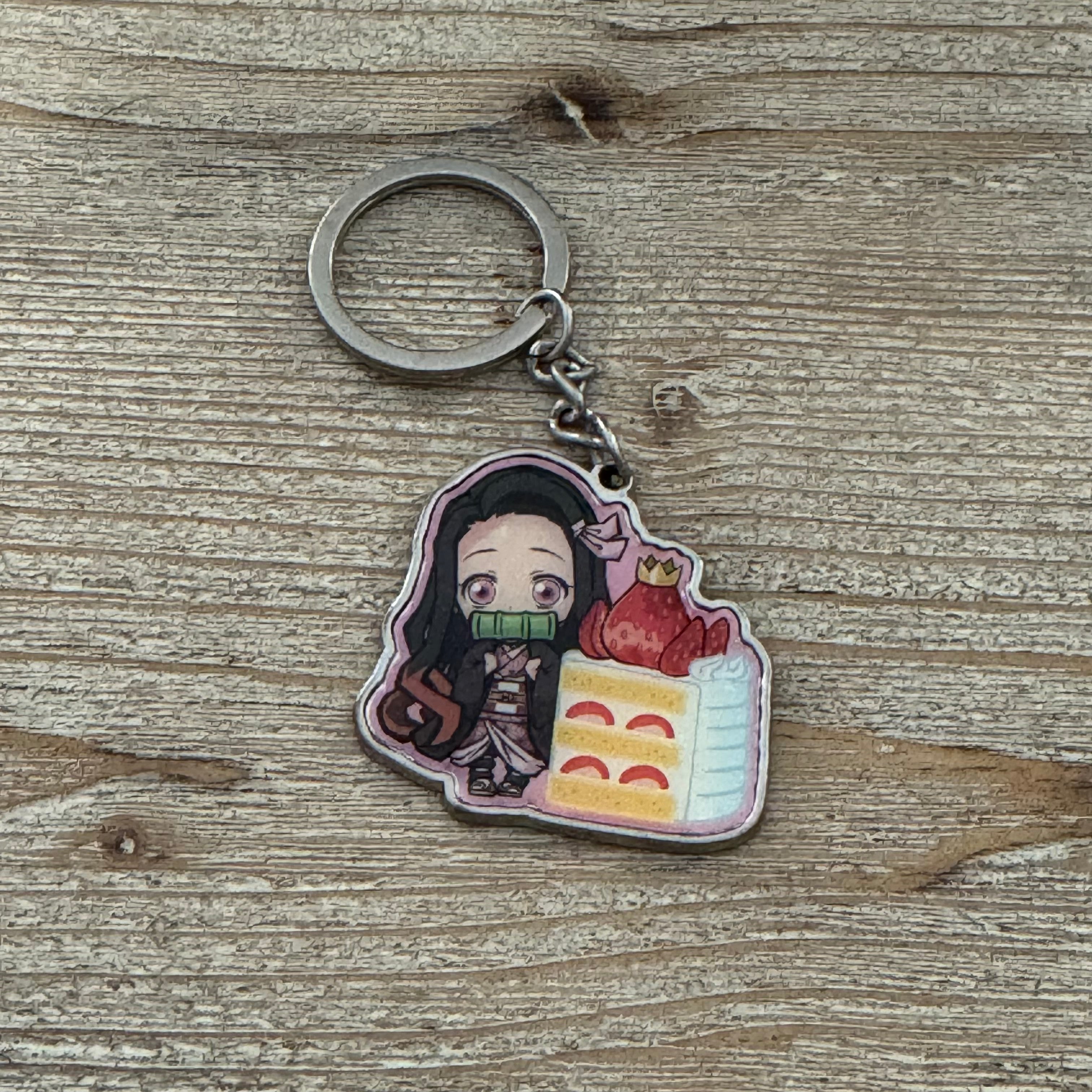 Nezuko - Porte-clés Métal - Demon Slayer Officiel Demon Slayer