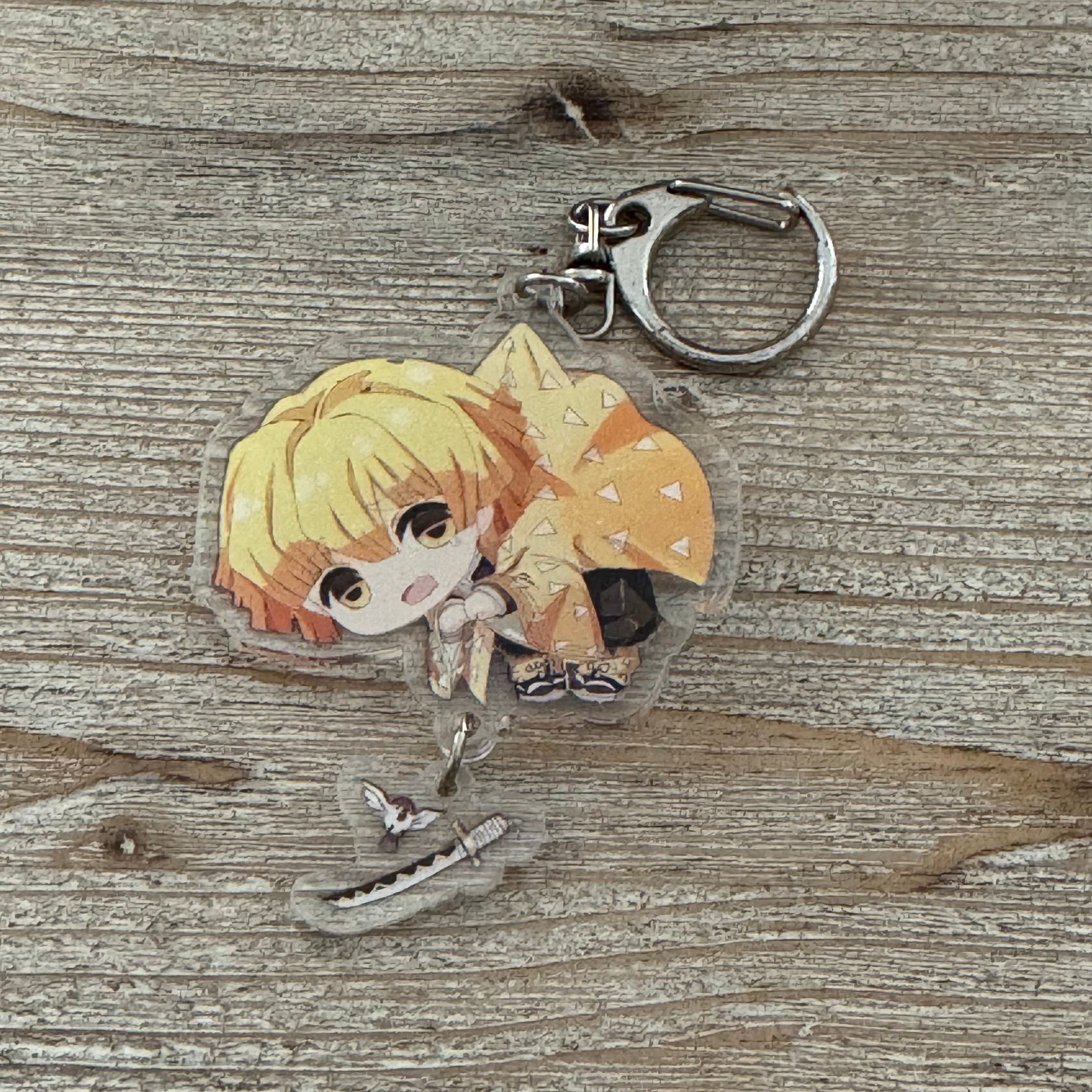 Zenitsu - Porte-clés PVC - Demon Slayer Officiel — porte-clés officiel | Minitaku