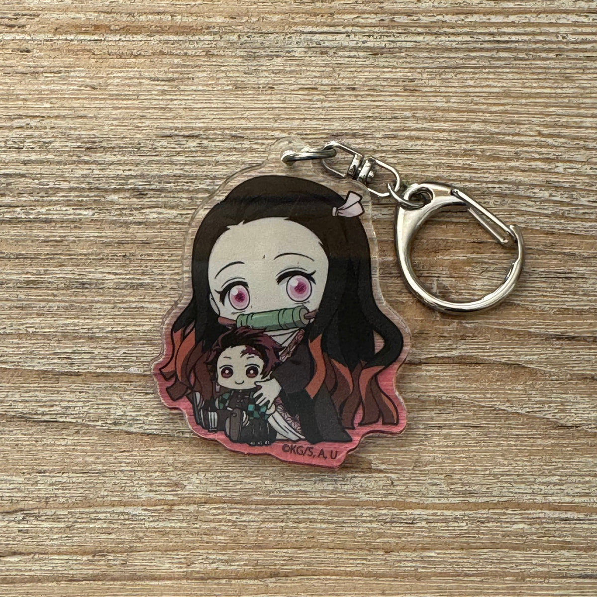 Nezuko - Porte-clés Acrylique - Demon Slayer Officiel — porte-clés officiel | Minitaku