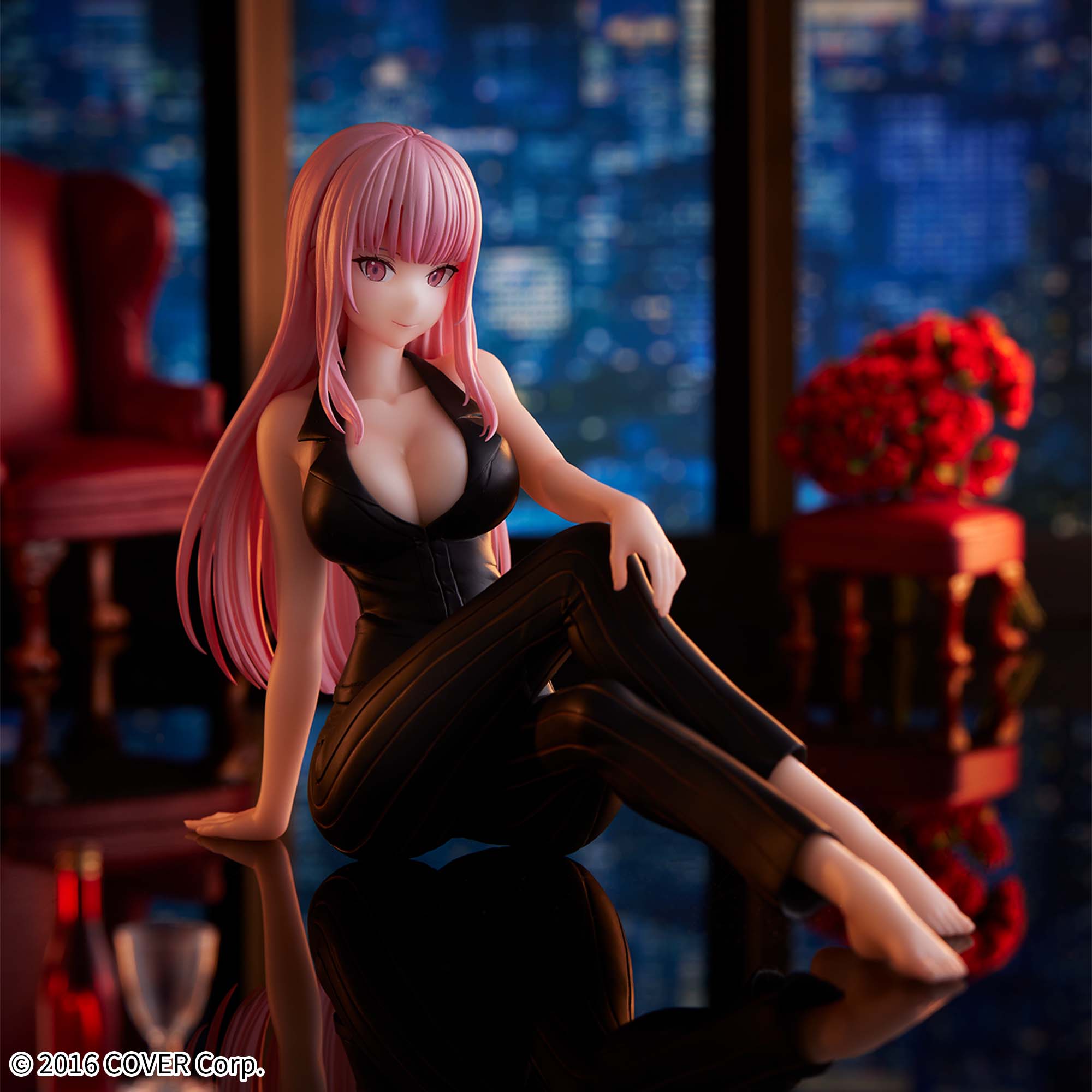 Figurine Mori Calliope - Hololive - Relax time (Office style) - PVC – vue 1