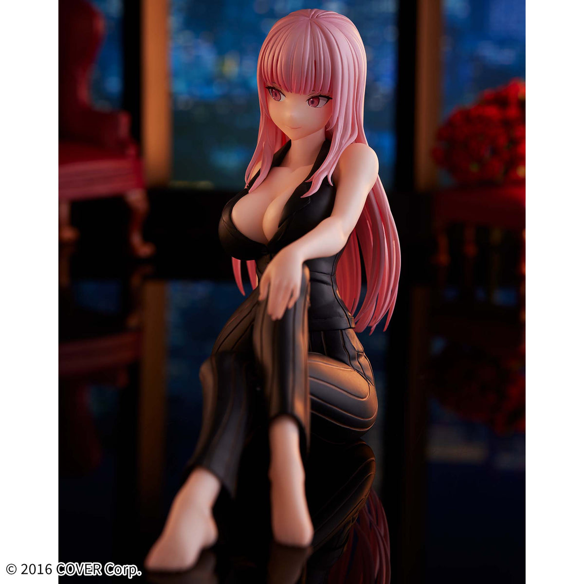 Figurine Mori Calliope - Hololive - Relax time (Office style) - PVC – vue 2