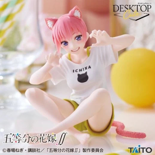 Figurine Ichika Nakano - The Quintessential Quintuplets - Desktop Cute (Cat room wear) - PVC