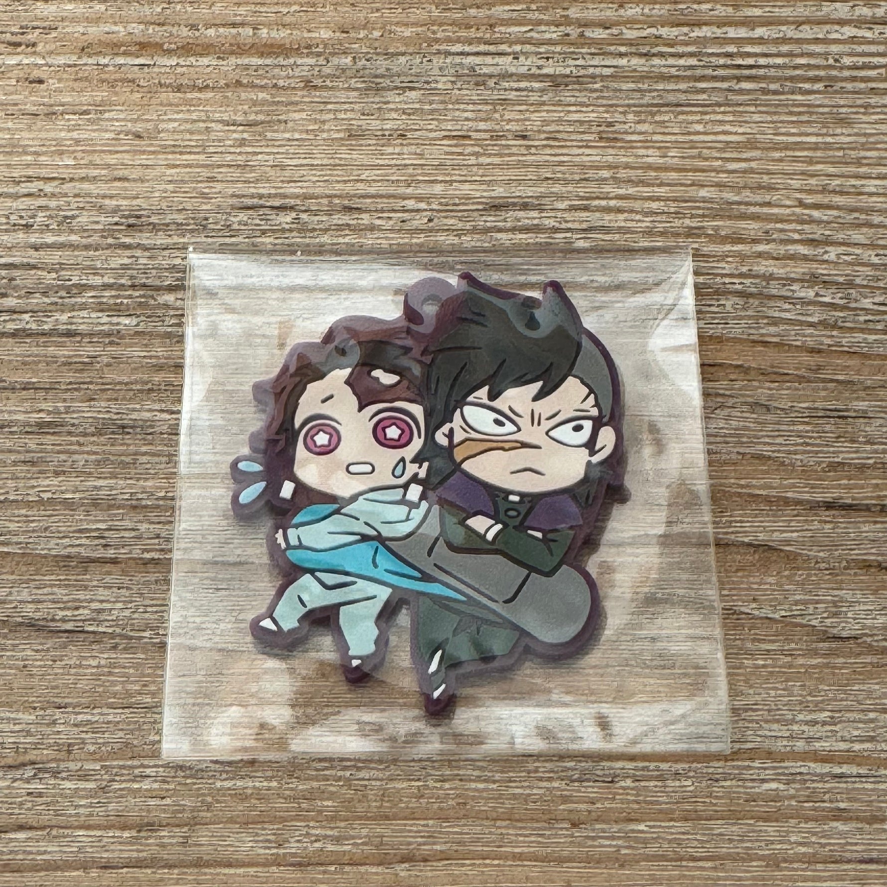 Tanjiro et Genya - Porte-clés PVC - Demon Slayer Officiel — porte-clés officiel | Minitaku