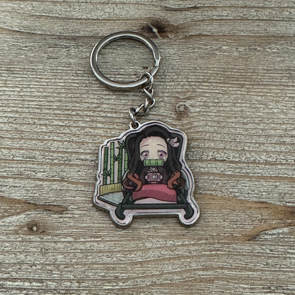 Nezuko - Porte-clés PVC - Kimetsu no Yaiba Officiel Kimetsu no Yaiba
