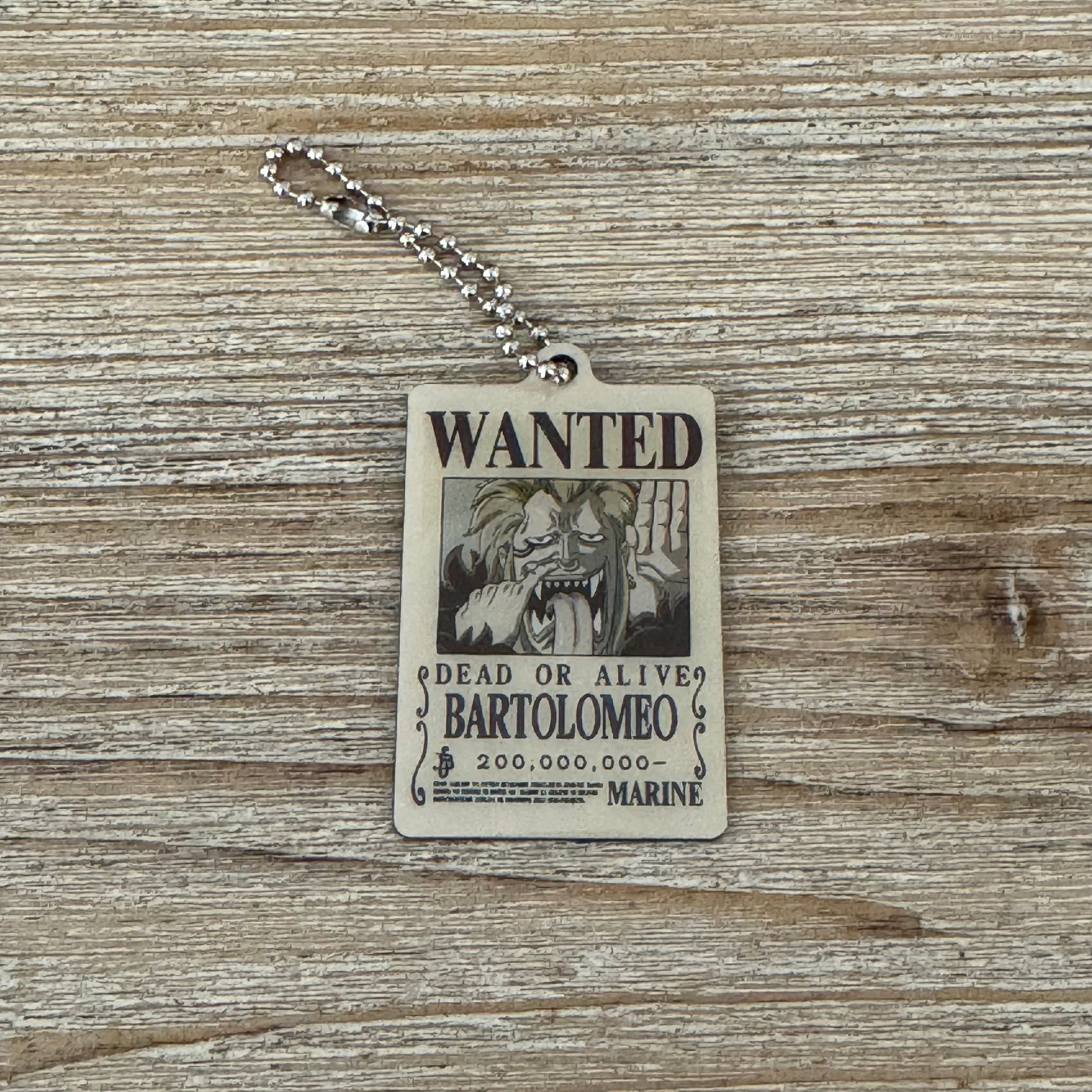 Bartolomeo - Porte-clés Métal - One Piece Officiel — porte-clés officiel | Minitaku
