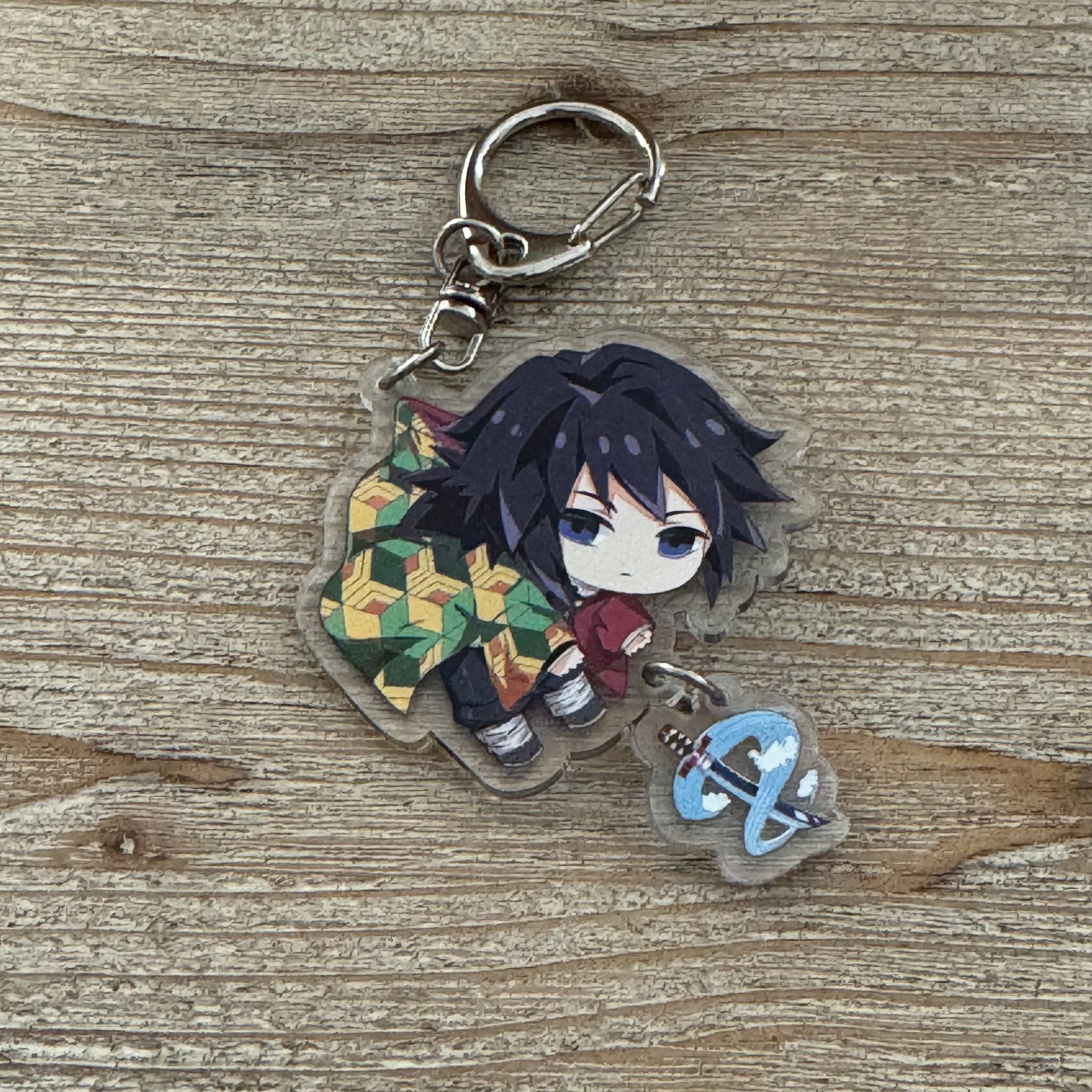 Giyu - Porte-clés Acrylique - Demon Slayer Officiel — porte-clés officiel | Minitaku